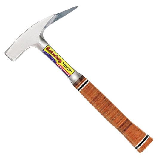 Estwing Smooth Face Roofers Pick Hammer with Leather Grip 21oz/600g E239MS