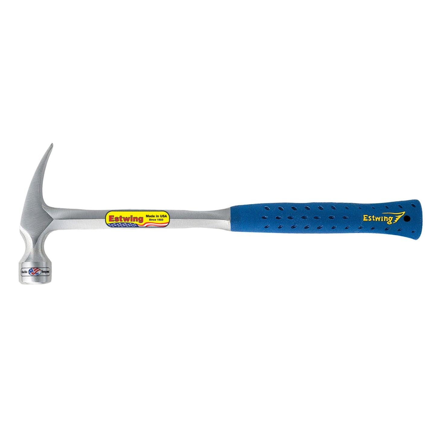 Estwing Smooth Face Straight Framing Hammer 24oz/672g 16" Vinyl Grip E3/24S