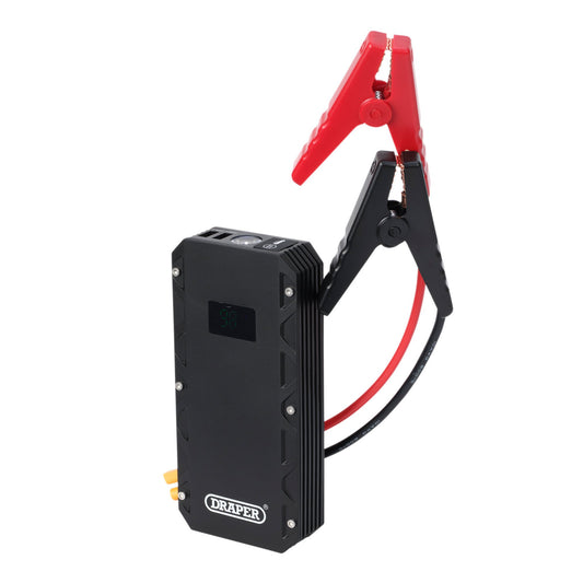 Draper 12V Lithium Jump Starter 1200A USB-C 2 x USB Ports LED Flashlight 23724