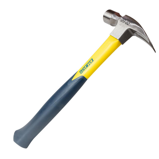 Estwing Sure Strike Straight Claw Hammer Fibreglass Handle 20oz 567g EMRF20S