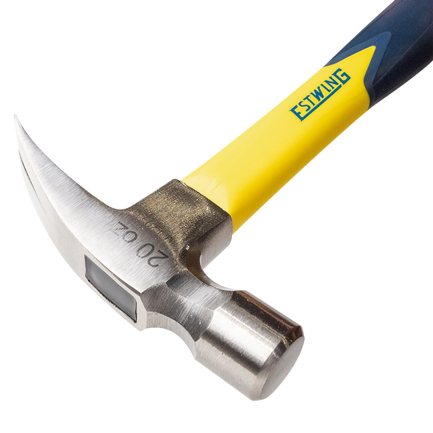 Estwing Sure Strike Straight Claw Hammer Fibreglass Handle 20oz 567g EMRF20S
