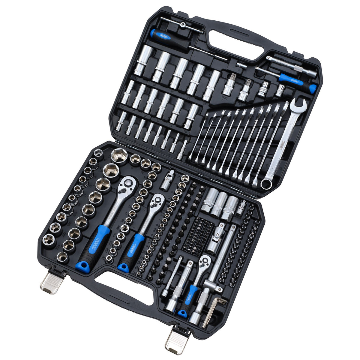 Draper HI-TORQ Metric Socket and Bit Set 1/4" 3/8" and 1/2"D 219 Piece 24232