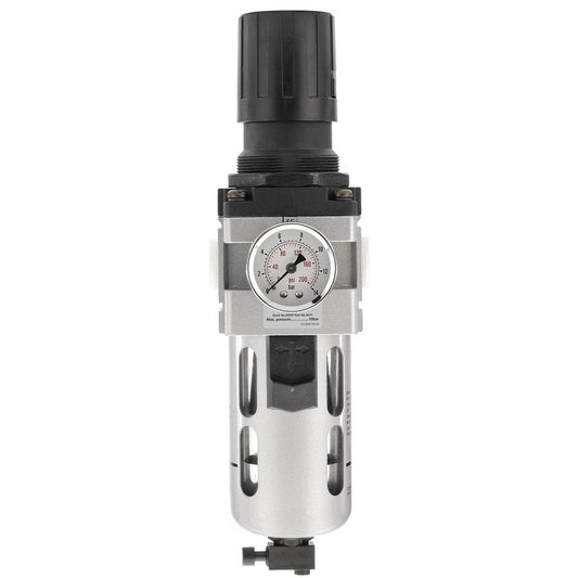 Draper 1/2" BSP Air Combined Filter Regulator Unit 10bar 145psi 24338