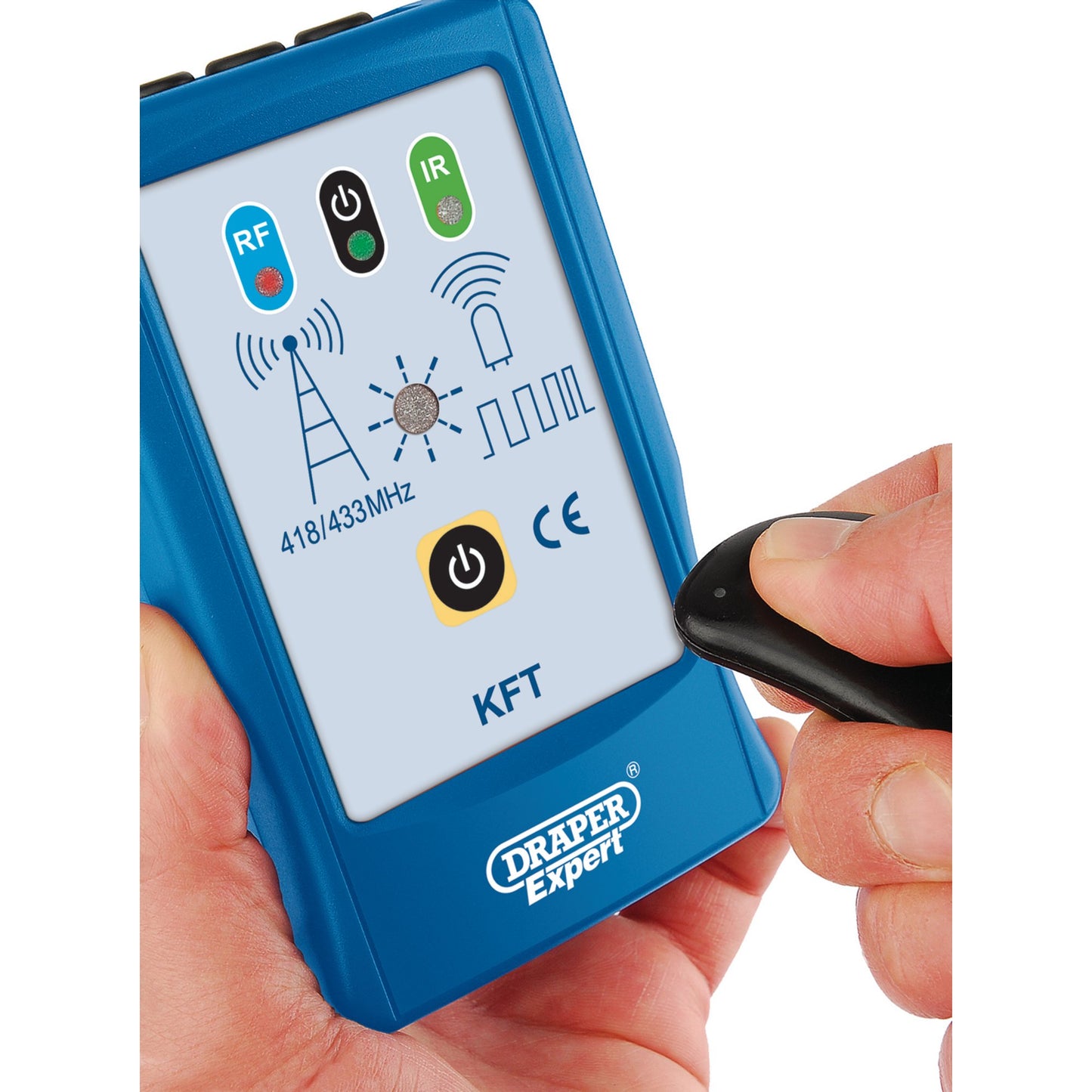 Draper Expert Vehicle Key Fob Tester & Remote Control 418MHz to 434MHz 24446