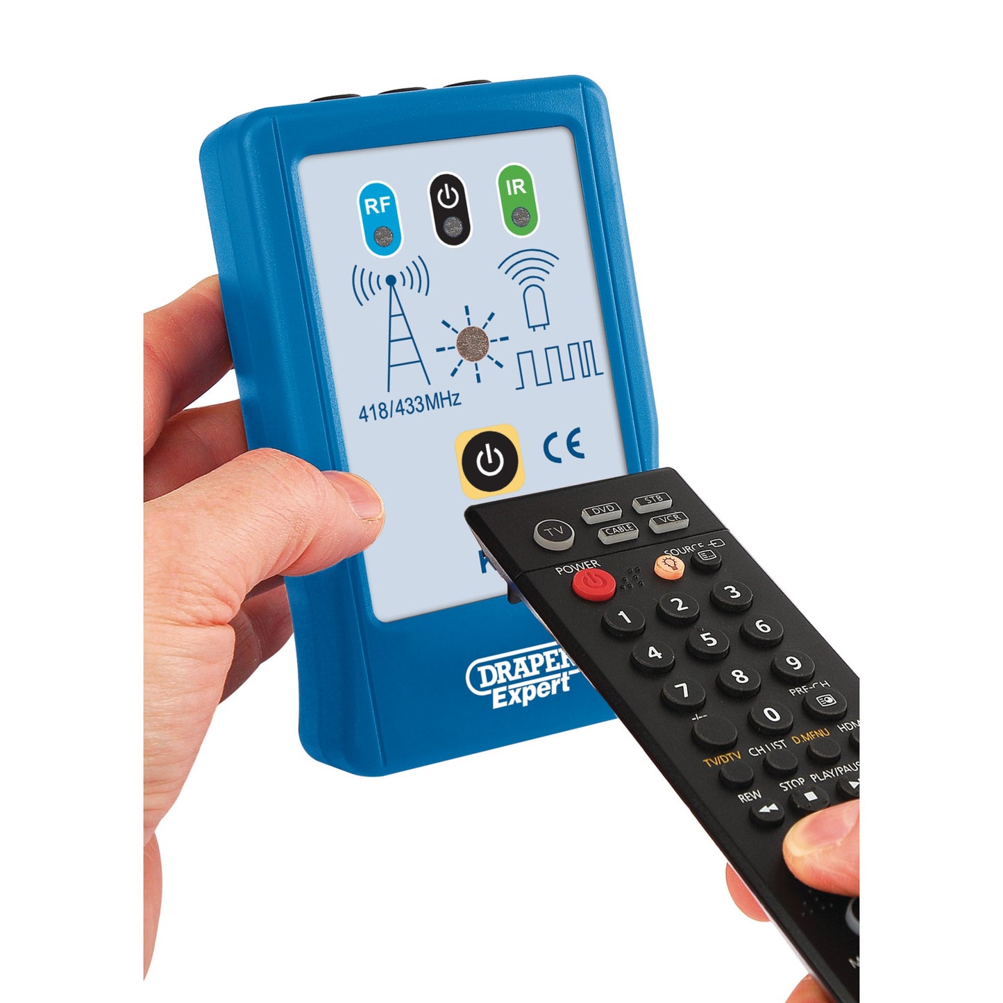 Draper Expert Vehicle Key Fob Tester & Remote Control 418MHz to 434MHz 24446
