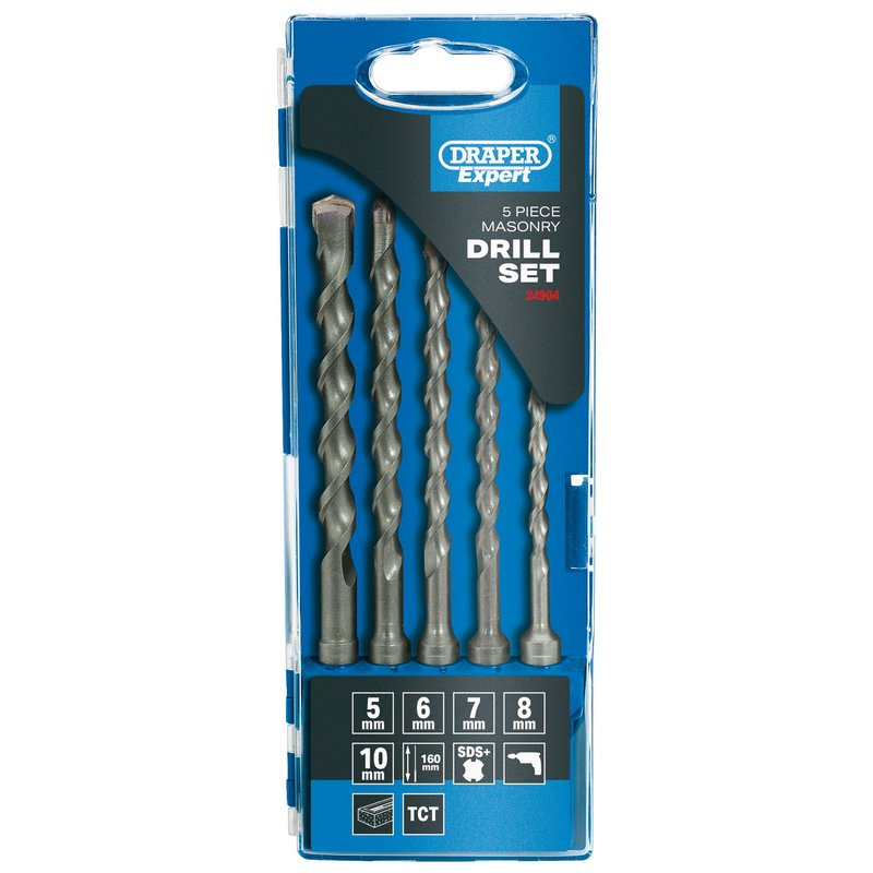 Draper Expert Metric SDS+ Masonry Drill Set (5 Piece) - Discontinued