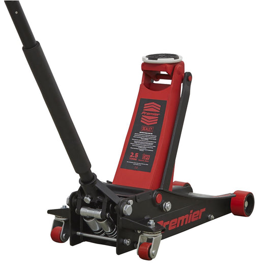 Sealey Trolley Jack 2.5 Tonne Low Profile with Rocket Lift 2501LE