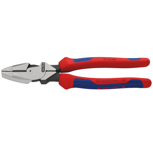 KNIPEX Lineman's Pliers American Style 240mm Cutting capacity 4.6mm 09 02 240 SB