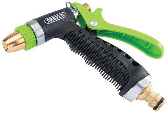Draper Garden 3 Pattern Aluminium Spray Gun With Brass Fitting 25296