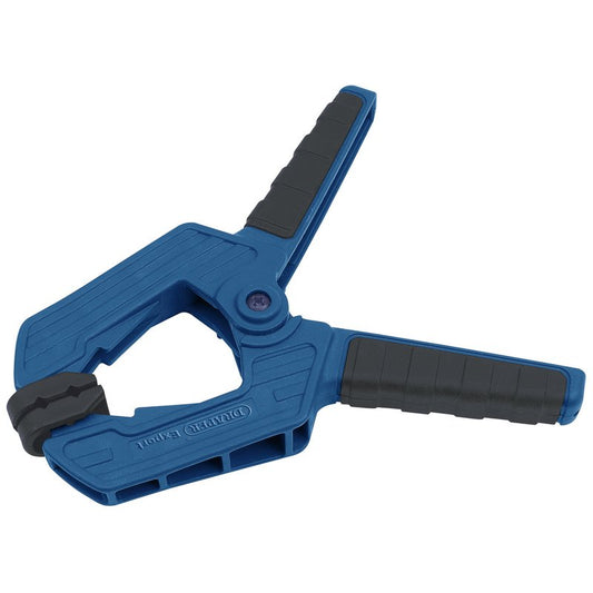Draper Soft Grip Spring Clamp 50mm Capacity Polypropylene Swivelling Jaw 25369