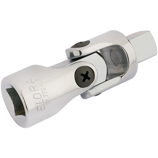 Elora Universal Joint 1/2" Sq Dr 75mm Swings Through 90° Ball Bearing Type 25466