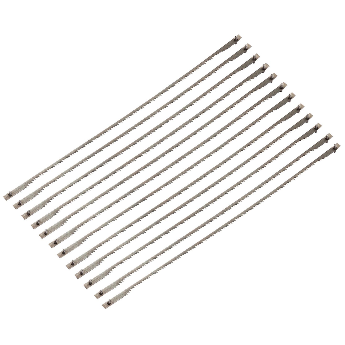 Draper Pin End Fretsaw Blades 127mm 25tpi 12 Pack Wood Plastics Metal etc 25510