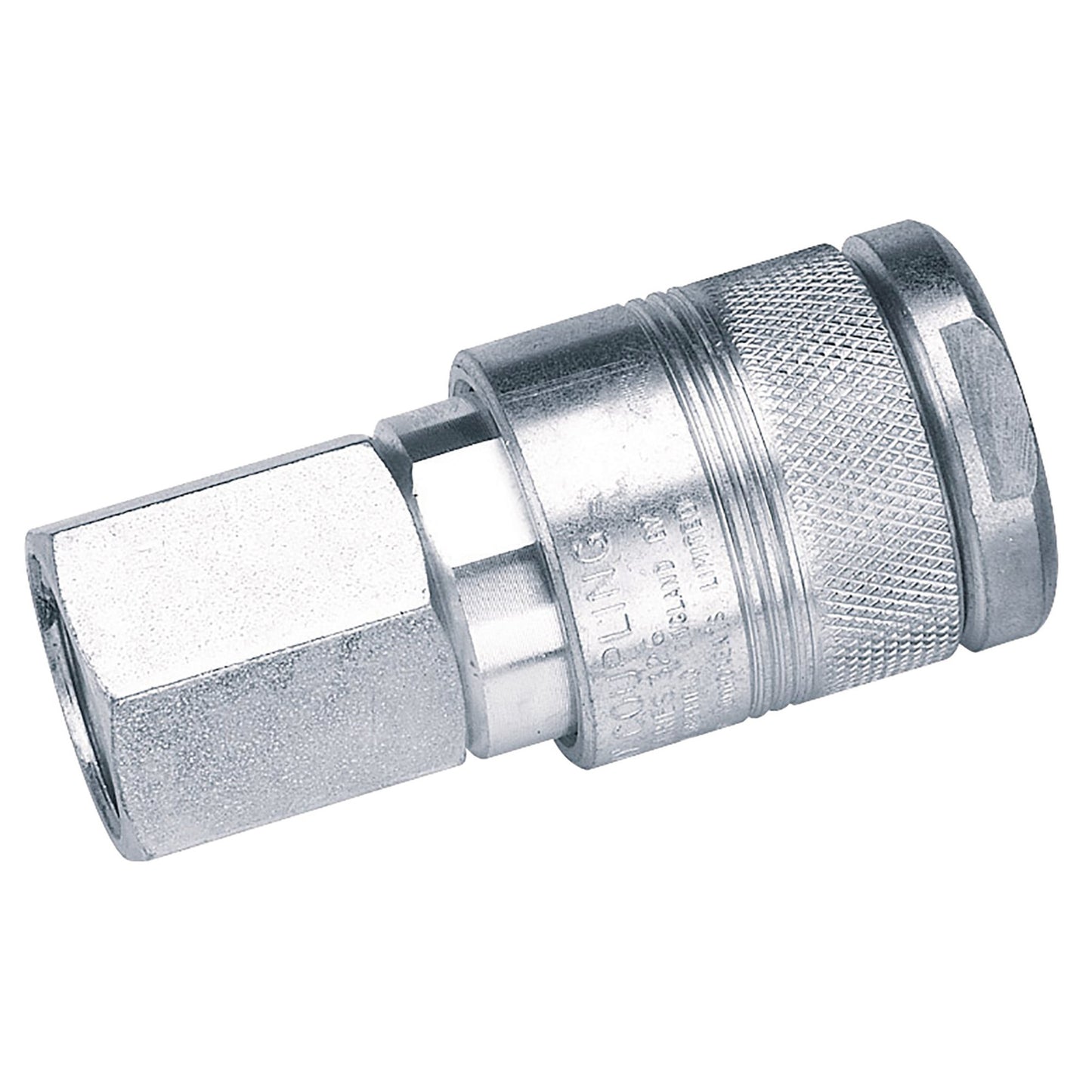 Draper 1/2 BSP Female Thread Air Line Coupling High Airflow 25856