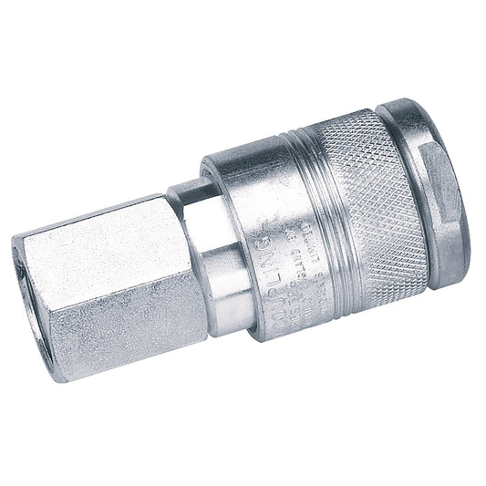 Draper 1/2 BSP Female Thread Air Line Coupling High Airflow 25856