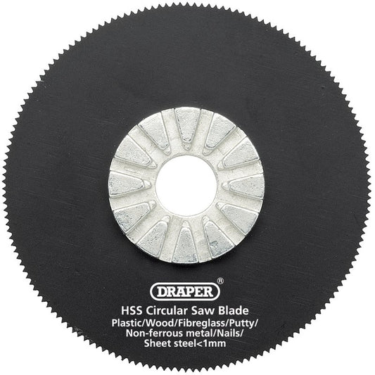 Draper HSS Circular Saw Blade 63mm Diameter 18tpi 26073