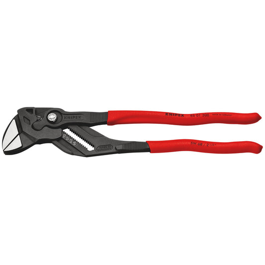 KNIPEX Plier Wrench 300mm Smooth Jaws Capacity 64mm With Tool Roll 86 01 300 SB