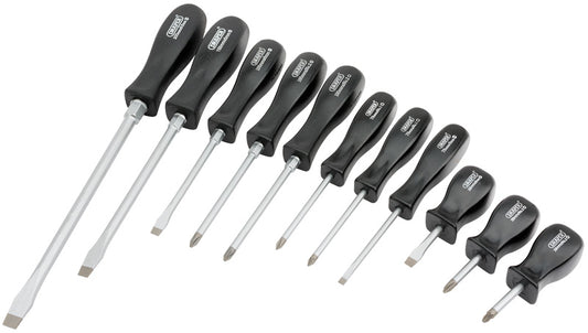 Draper Mechanic's Screwdriver Set 11 Piece Square Handles 27030