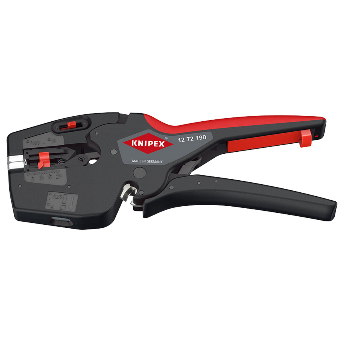 KNIPEX NexStrip Electricians Wire Strpper Crimper Multi Tool 190mm 12 72 190 SB