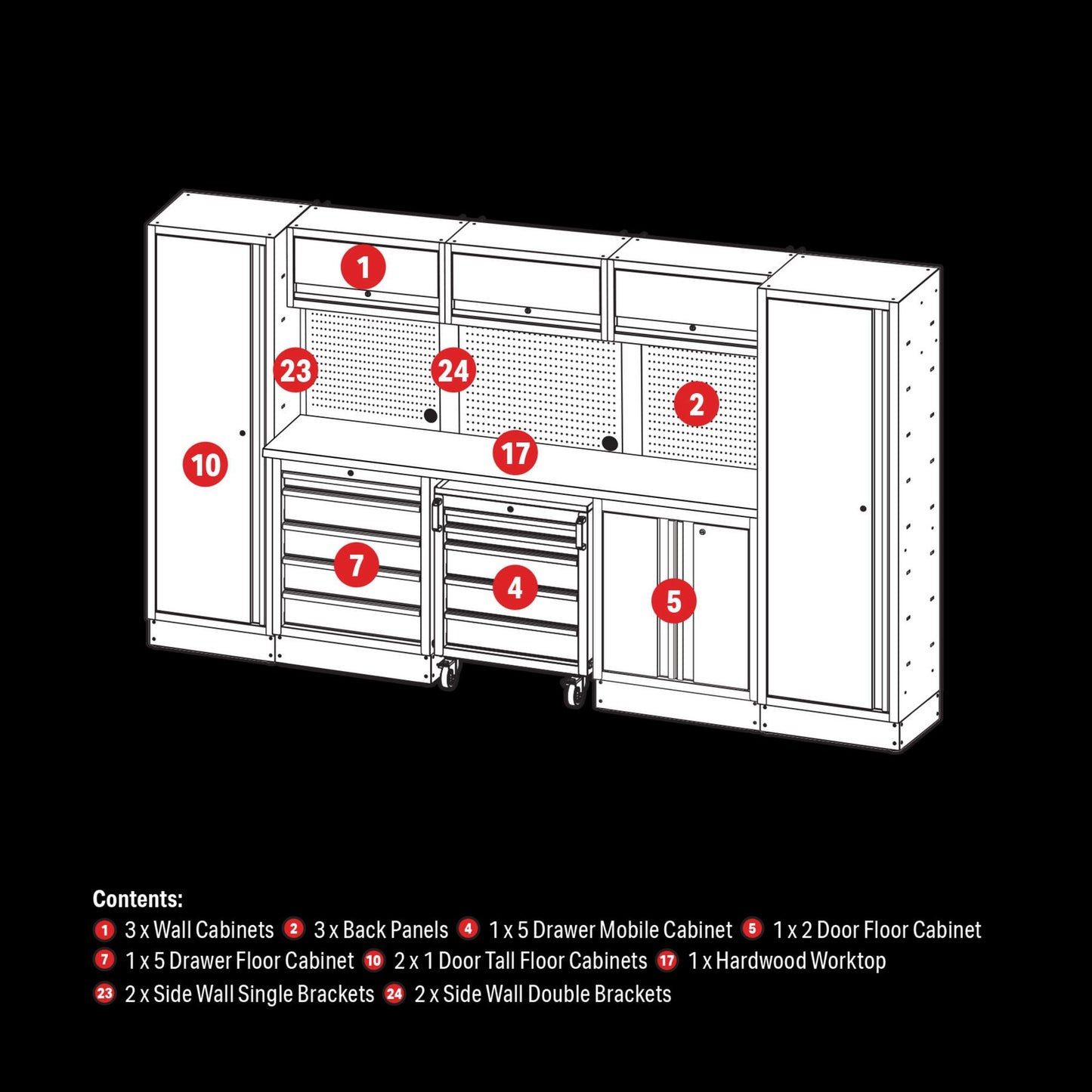 16PC COMBO WITH WTOP (FSC)