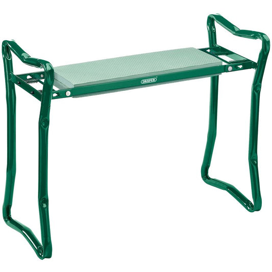 Draper Folding Kneeler and Seat Steel Frame Folding Legs Padded Cushion 27435