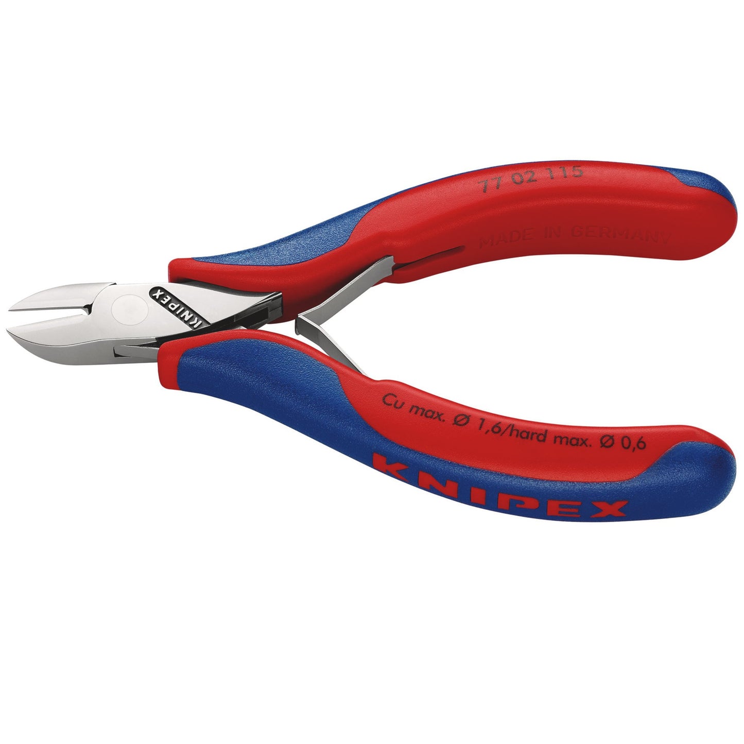 Knipex Flush Electronics Precision Diagonal Cutters 115mm 77 02 115