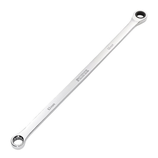 Draper Metric 13mm Extra Long Double Ring Ratchet Spanner Chrome 27769