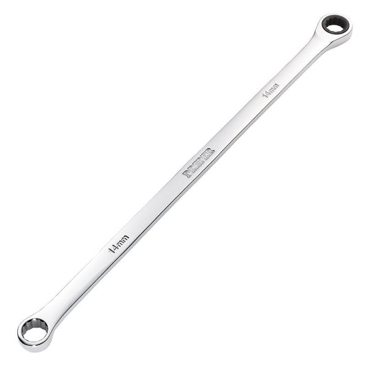 Draper Metric 14mm Extra Long Double Ring Ratchet Spanner Chrome 27770