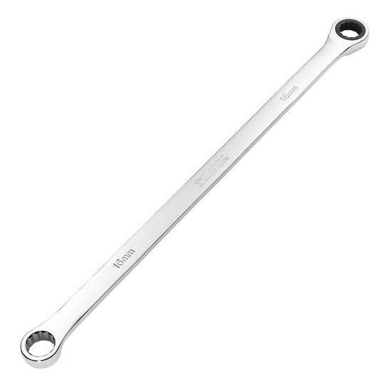 Draper Metric 16mm Extra Long Double Ring Ratchet Spanner Chrome 27773