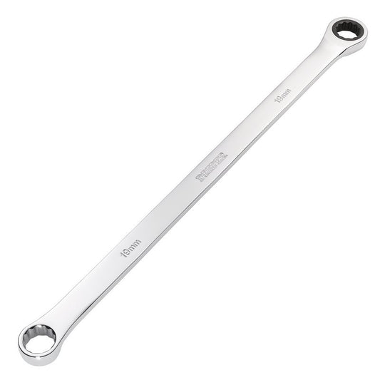 Draper Metric 19mm Extra Long Double Ring Ratchet Spanner Chrome 27777