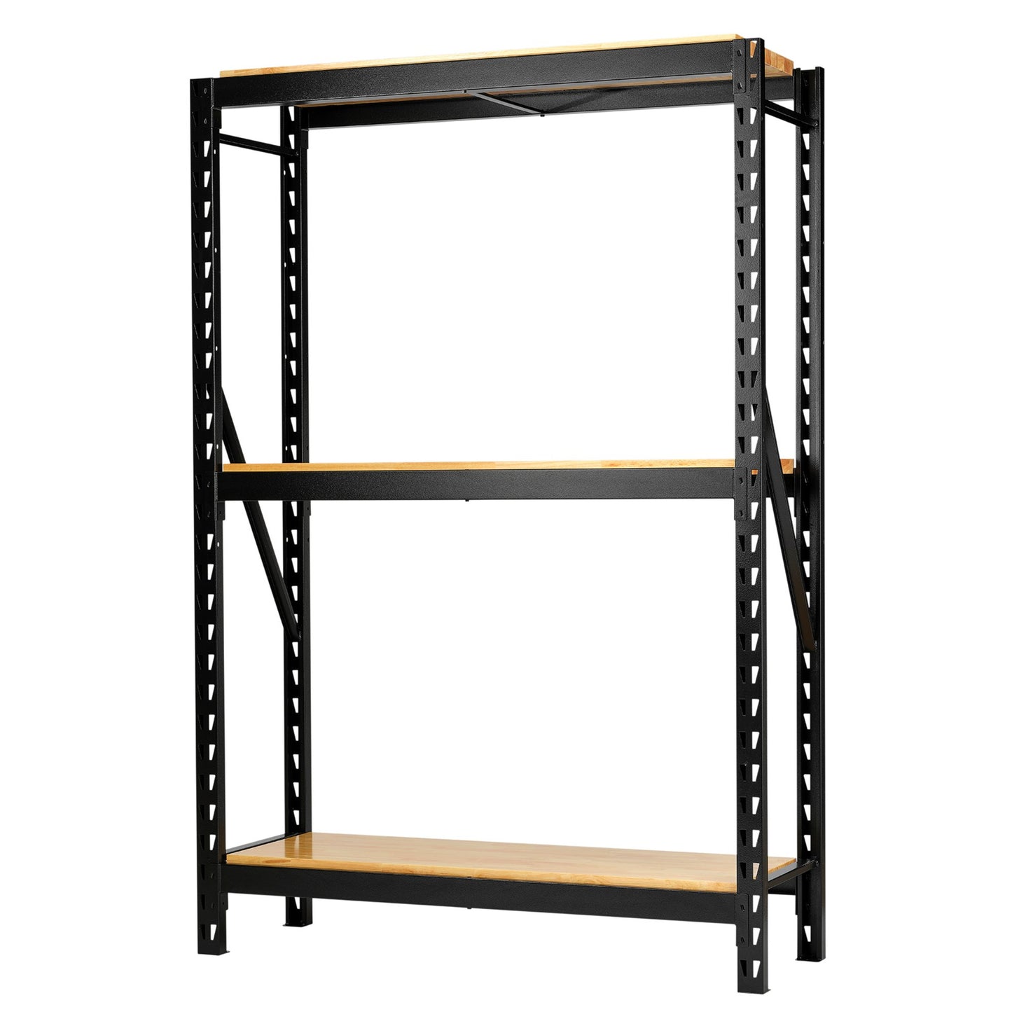 BUNKER 14 Piece Modular 3 Tier Racking with Hardwood Shelving 1500mm 27793