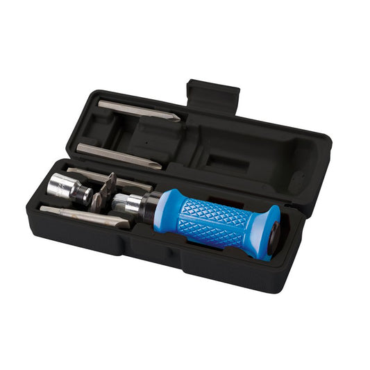 Draper Impact Screwdriver Set 1/2"D 162mm 10 Piece In A Blow Moulded Case 27837
