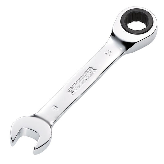 Draper HI-TORQ 9mm Metric Stubby Ratchet Combination Spanner 27851
