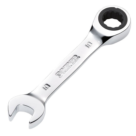 Draper HI-TORQ 10mm Metric Stubby Ratchet Combination Spanner 27865