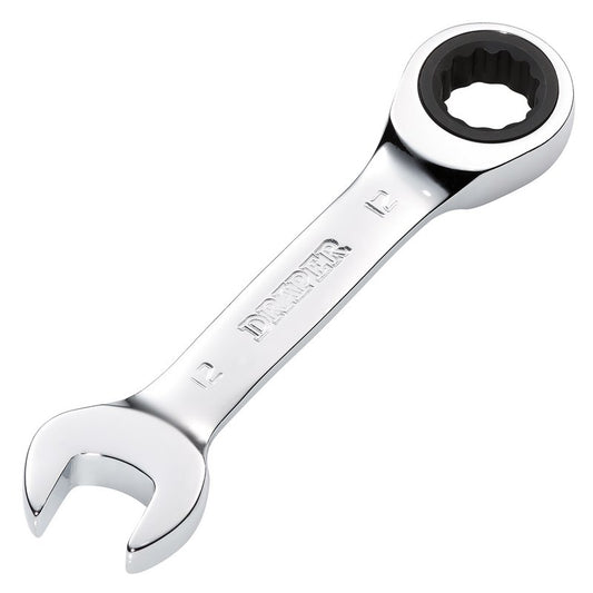 Draper HI-TORQ 12mm Metric Stubby Ratchet Combination Spanner 27890