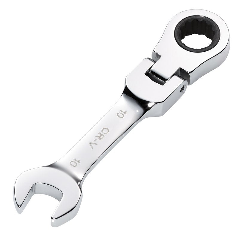 Draper 10mm Metric Stubby Flexible Head Ratchet Combination Spanner 27965