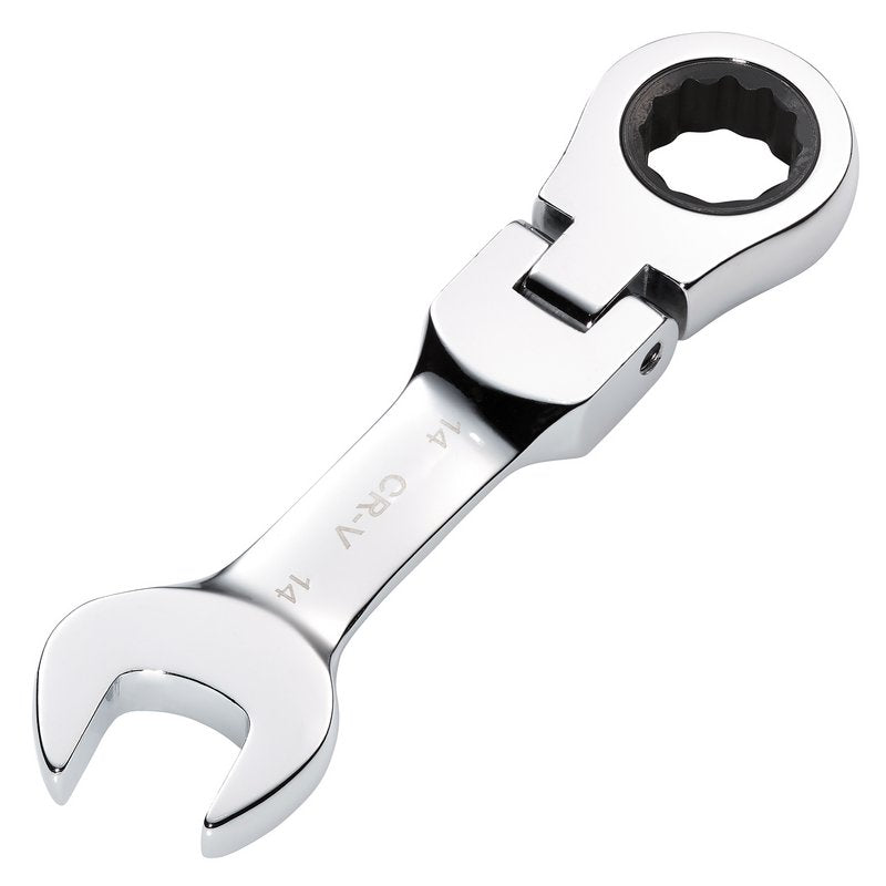 Draper 14mm Metric Stubby Flexible Head Ratchet Combination Spanner 27970
