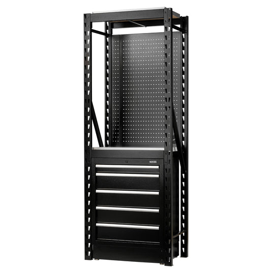 BUNKER 13 Piece Modular Storage Combo 2 Tier Racking & Floor Cabinet 750mm 27975