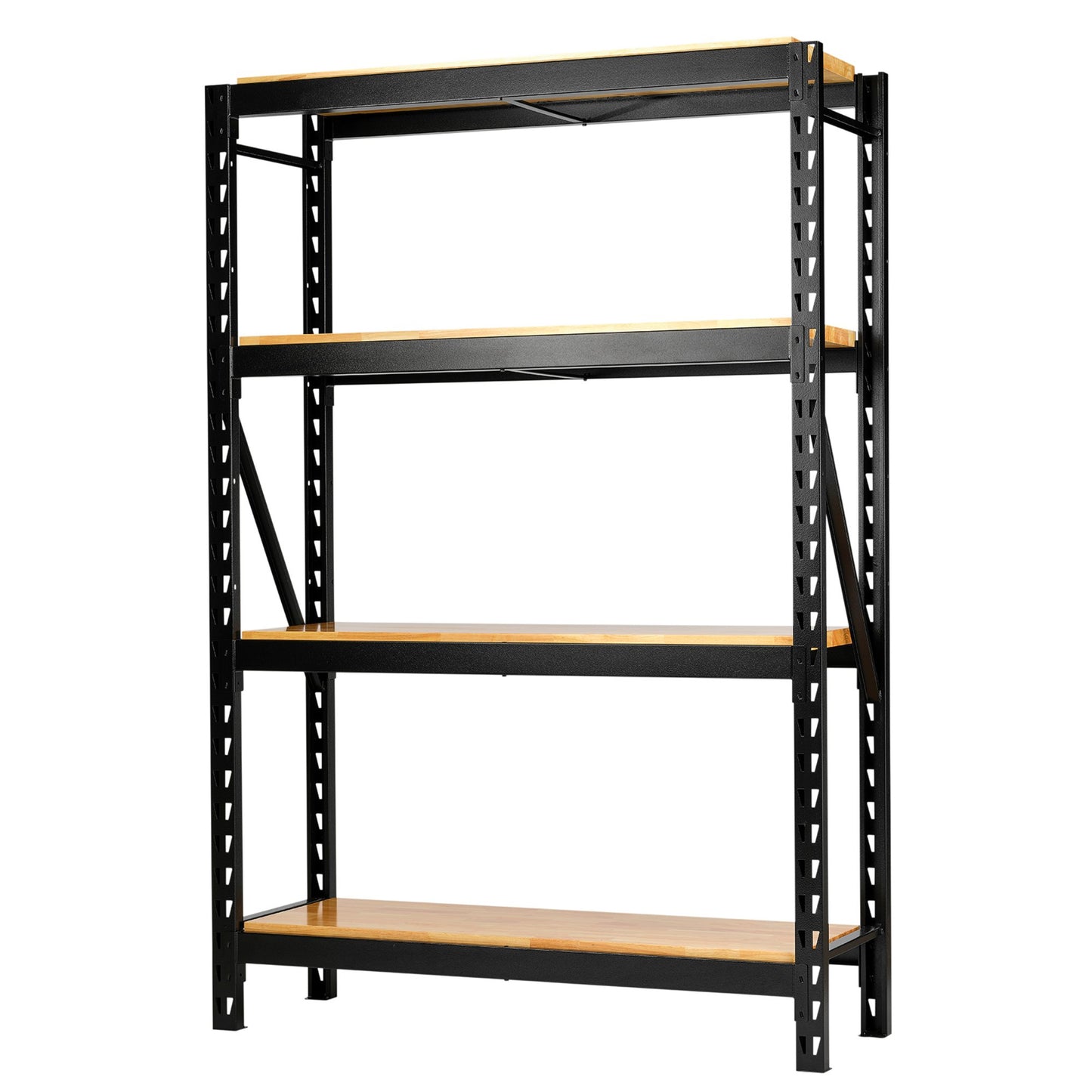 BUNKER 18 Piece Modular 4 Tier Racking with Hardwood Shelving 1500mm 27976