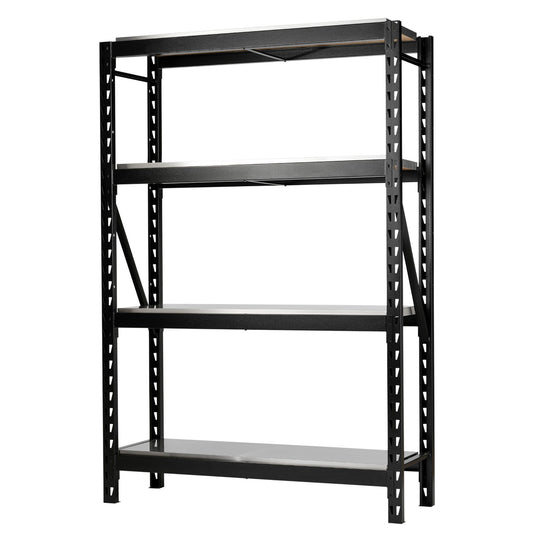 BUNKER 18 Piece Modular 4 Tier Racking with Stainless Steel Shelving 1500mm 27980