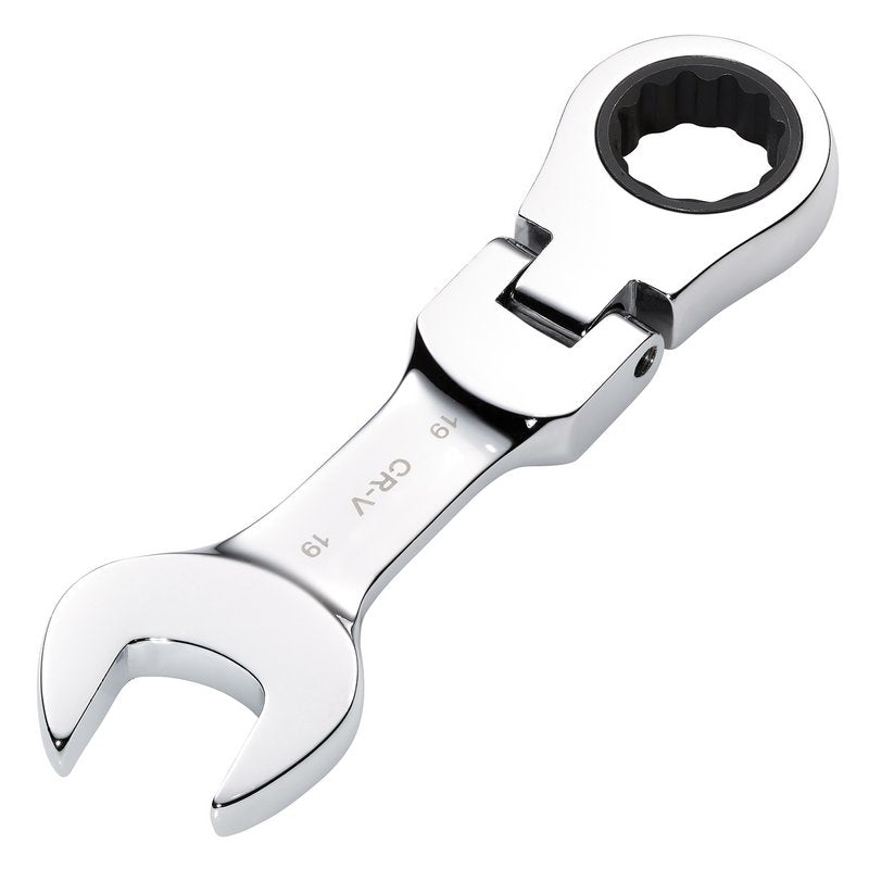 Draper 19mm Metric Stubby Flexible Head Ratchet Combination Spanner 27981