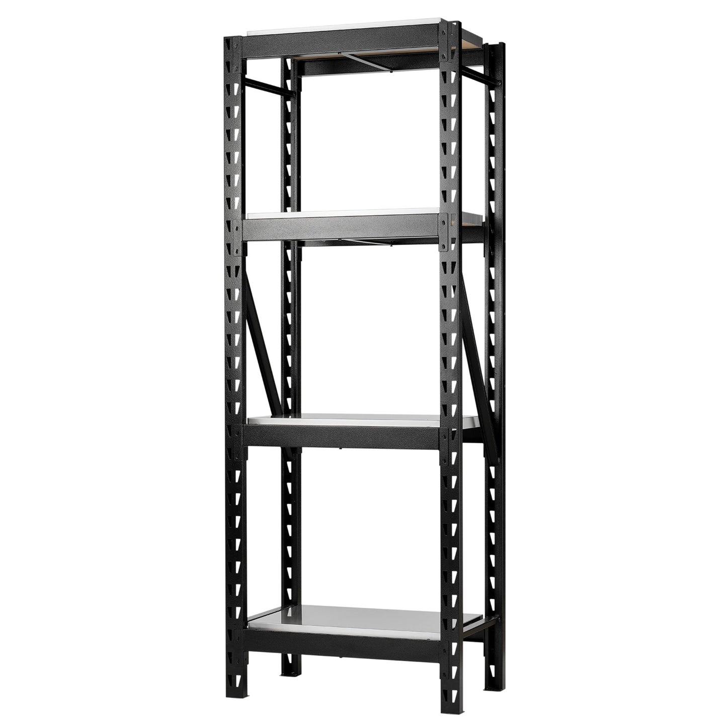 BUNKER 21 Piece Modular 4 Tier Racking with Stainless Steel Shelving 750mm 27987