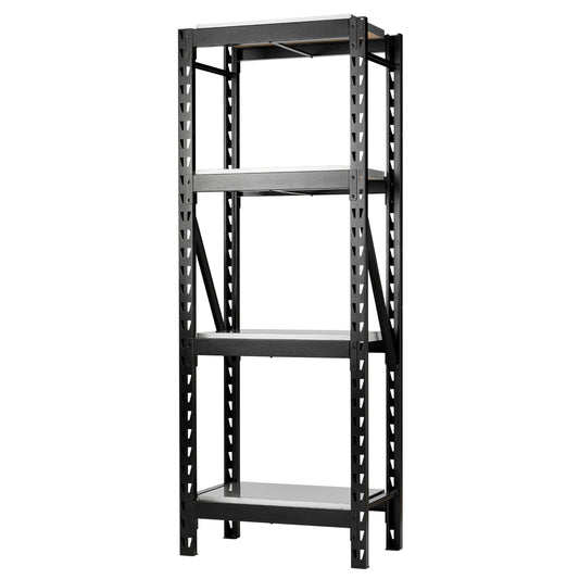 BUNKER 21 Piece Modular 4 Tier Racking with Stainless Steel Shelving 750mm 27987