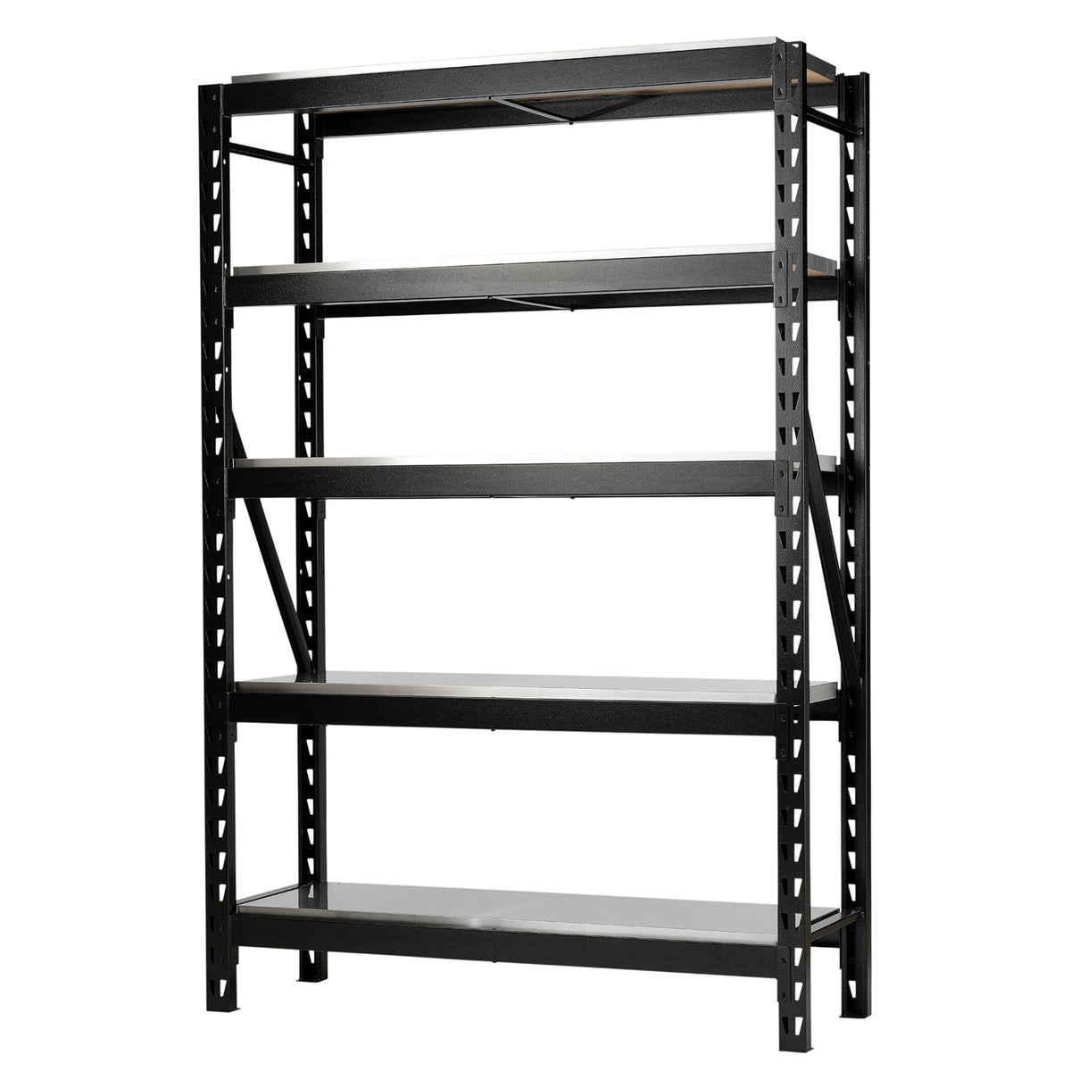 BUNKER& 22 Piece Modular 5 Tier Racking with Stainless Steel Shelving 1500mm 27999