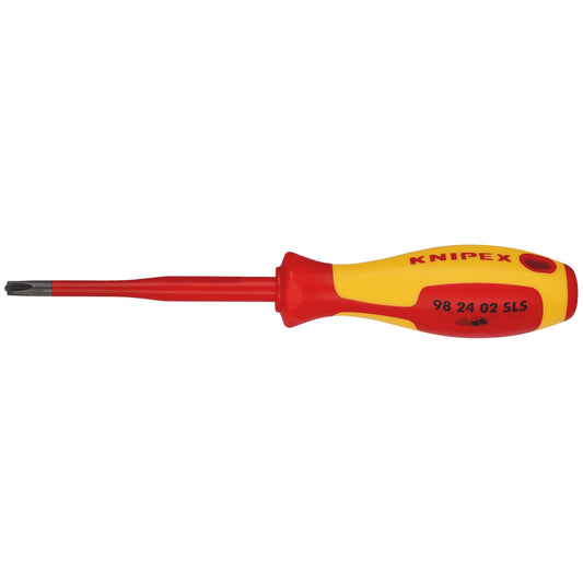 KNIPEX VDE Insulated Plus Minus Phillips Screwdriver PH/S2 x 100mm 28056