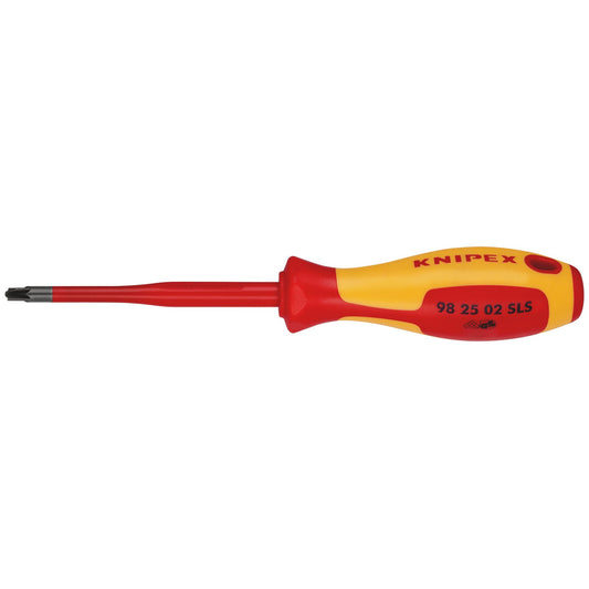 KNIPEX VDE Insulated Plus Minus Pozidriv Screwdriver PZ/S2 x 100mm 28058