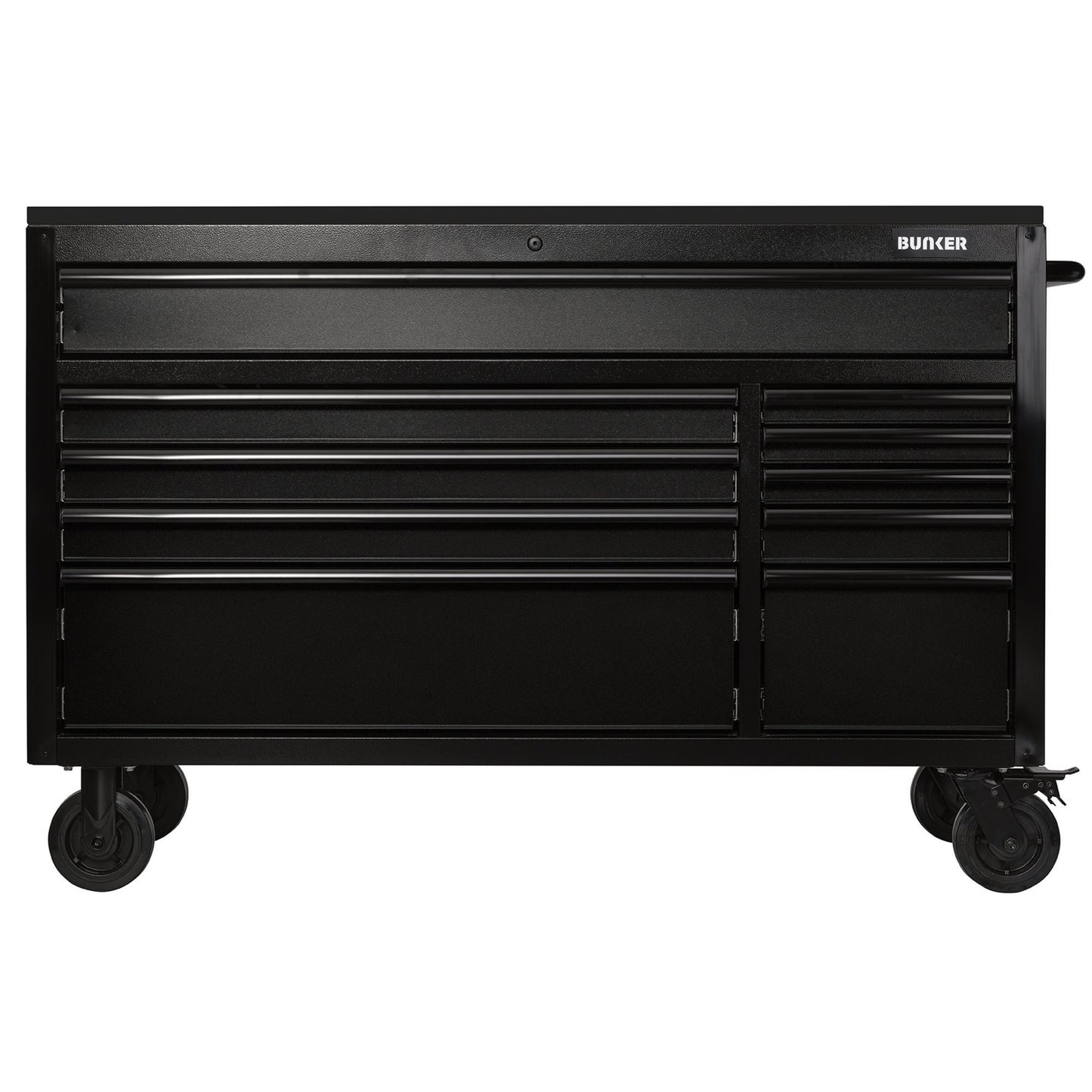 BUNKER 10 Drawer Workbench Roller Cabinet Stainless Steel Worktop 56" 28077