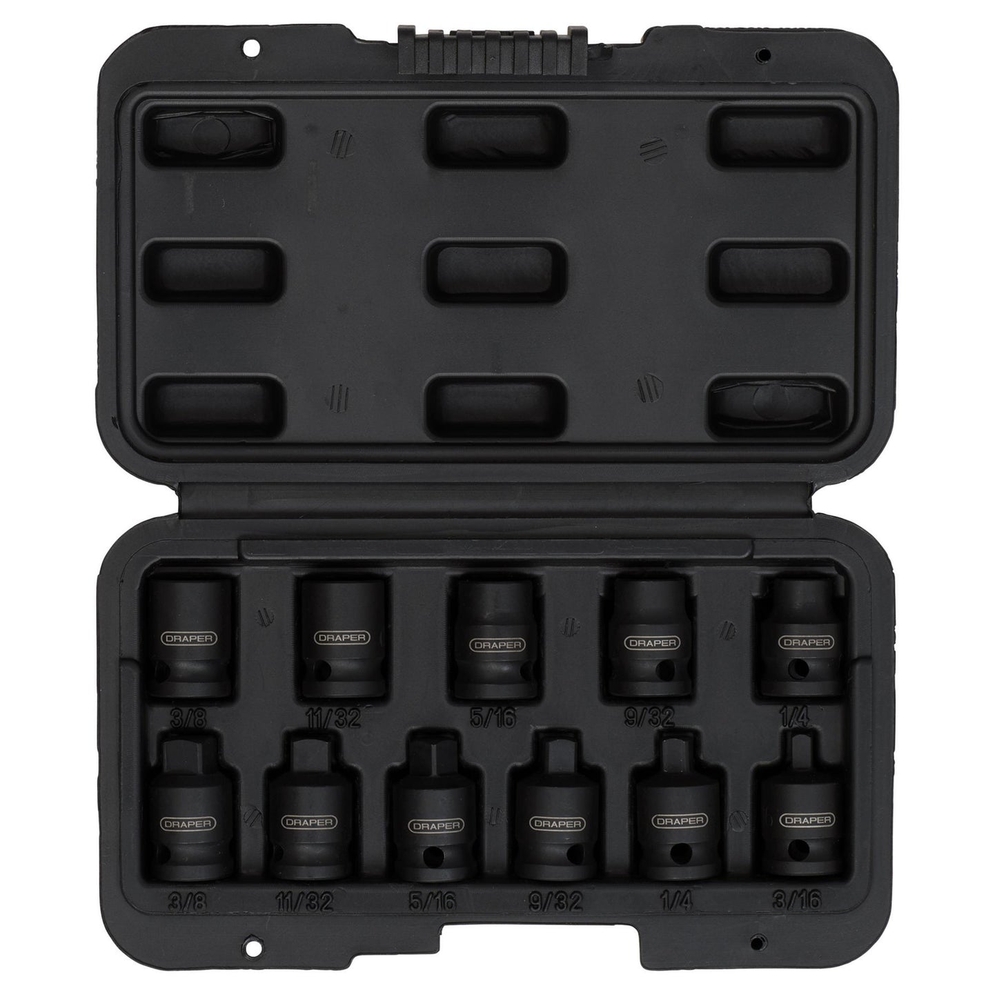 Impact Pipe Plug Socket Set, 3/8" Sq. Dr. (11 Piece)