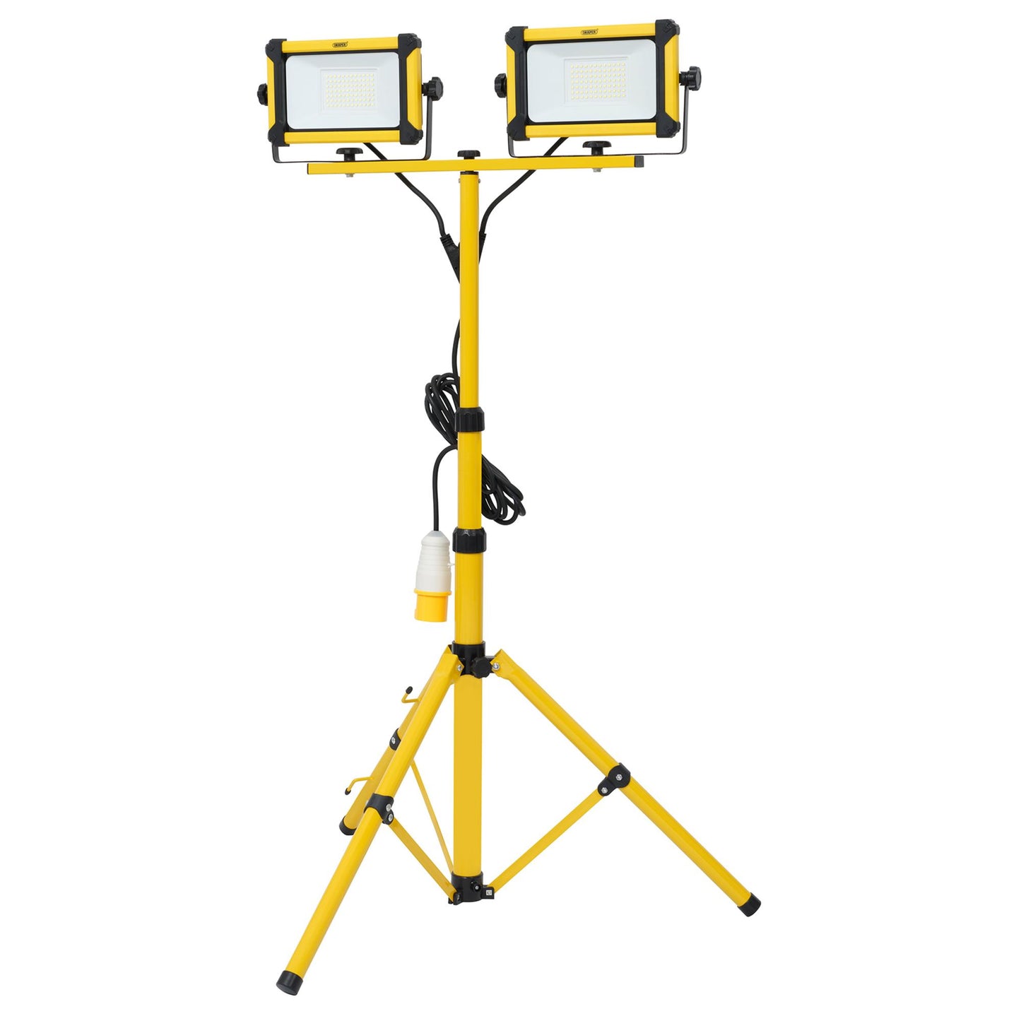 110V SMD LED Tripod Site Light, 2 x 50W, 12000 Lumens
