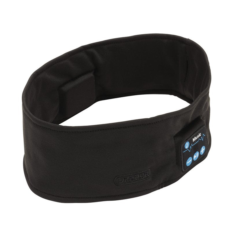 Draper Smart Wireless Rechargeable Headband with USB Charging Cable Black 28340
