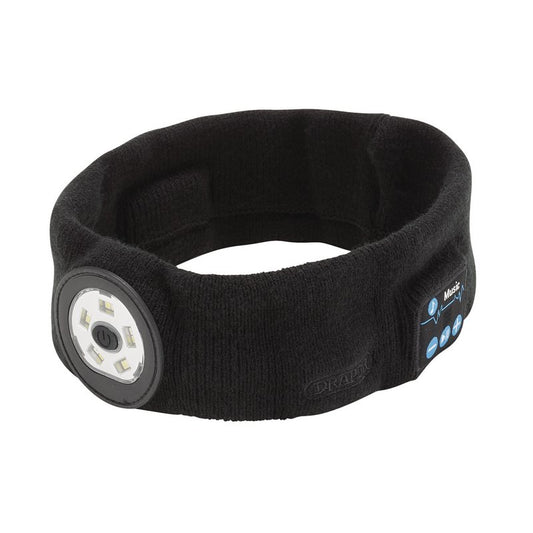 Draper Smart Wireless Rechargeable Headband LED Head Torch USB Cable 28344